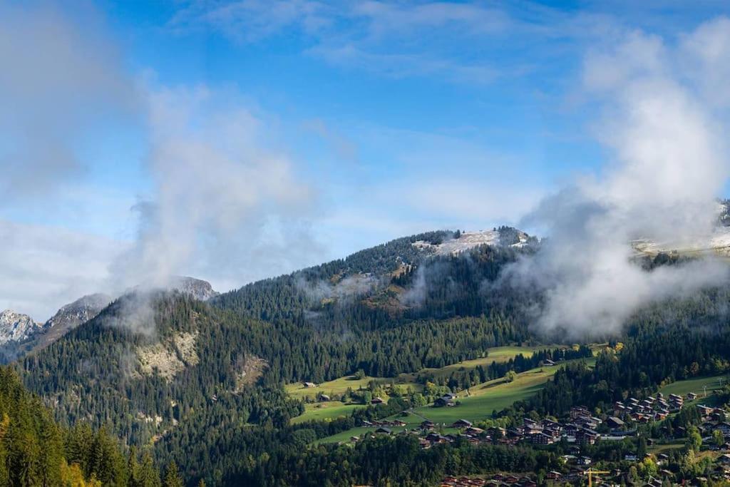 Chalet 1100 - Bo Immobilier Chatel - A Mi-Chemin Du Centre Et Du Linga - Jacuzzi Sauna Et Cheminee 外观 照片