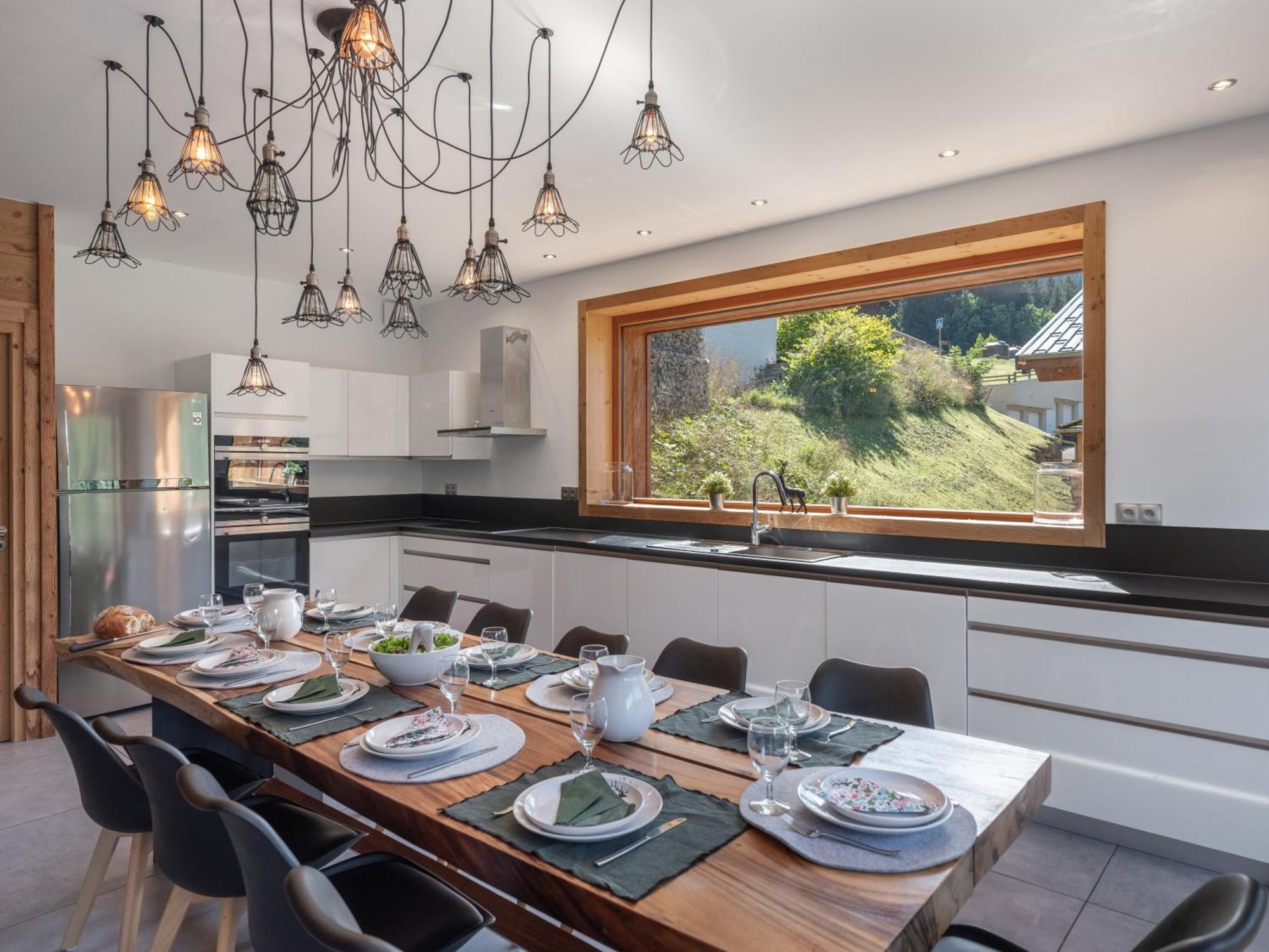Chalet 1100 - Bo Immobilier Chatel - A Mi-Chemin Du Centre Et Du Linga - Jacuzzi Sauna Et Cheminee 外观 照片