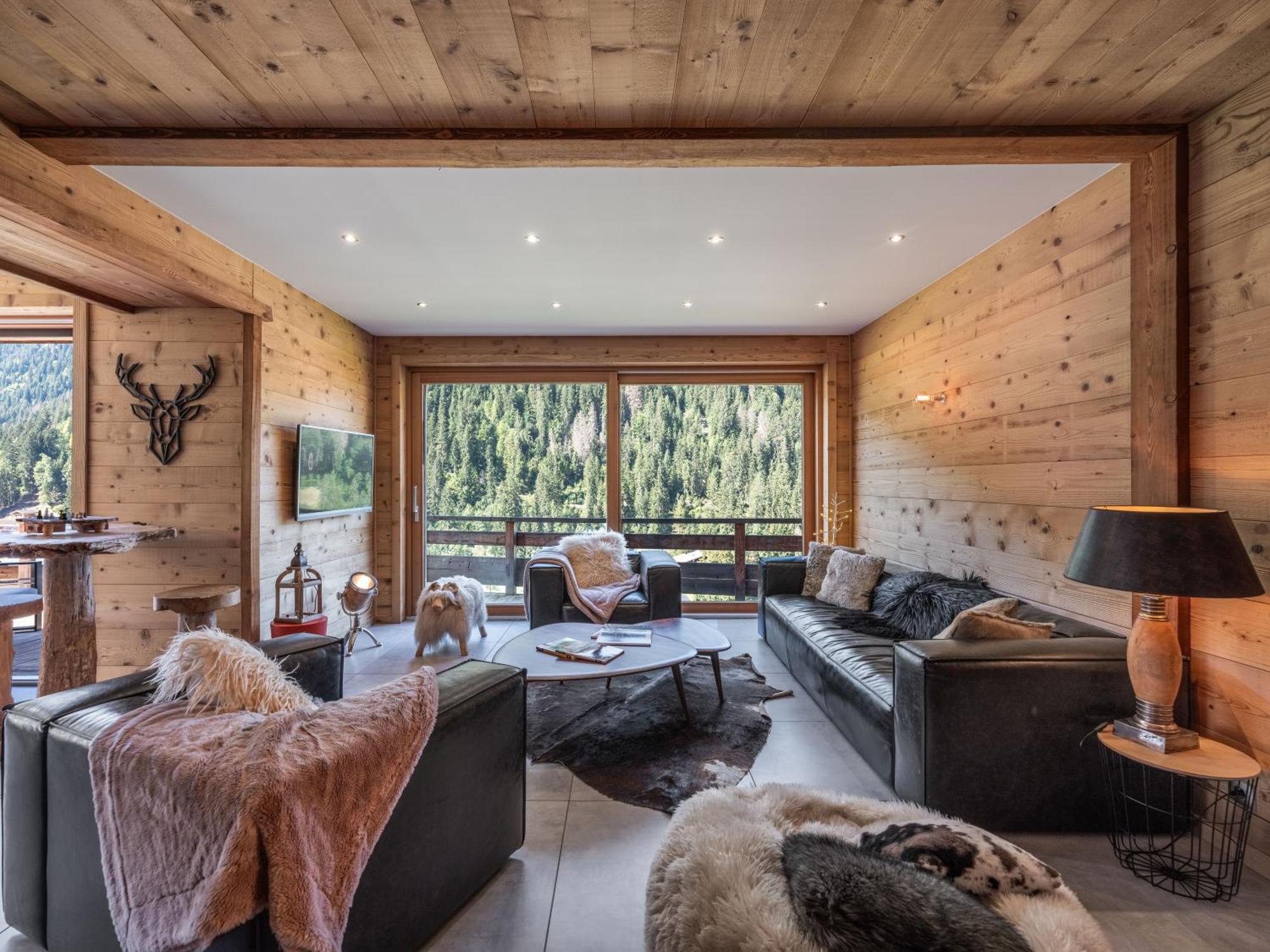 Chalet 1100 - Bo Immobilier Chatel - A Mi-Chemin Du Centre Et Du Linga - Jacuzzi Sauna Et Cheminee 外观 照片